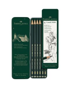 Faber-Castell 9000 Grafietpotloden set van 6 stuks