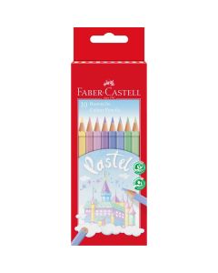 Faber-Castell Kleurpotloden set van 10 pastelkleuren