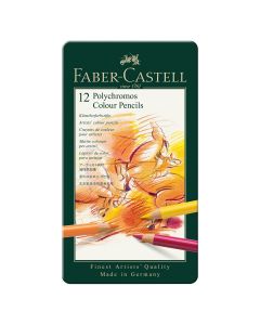 Faber-Castell Polychromos kleurpotloden set van 12 stuks