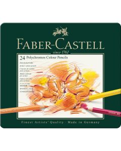 Faber-Castell Polychromos kleurpotloden set van 24 stuks