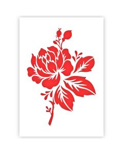 Bloemen Sjabloon in 3 maten