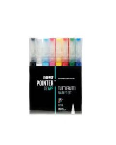 Grog Pointer 02 APP Tutti Frutti Set 8 stuks