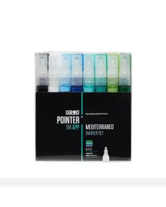 Grog Pointer 04 APP Mediterraneo Set 8 stuks