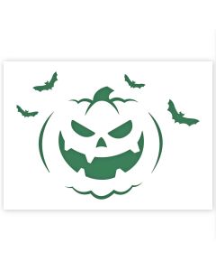 Halloween Pompoen Sjabloon in 3 maten