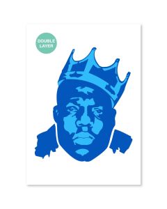 Notorious BIG Sjabloon -A3 Formaat - 2 Lagen