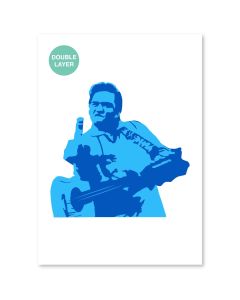Johnny Cash Sjabloon - A3 Formaat - 2 Lagen
