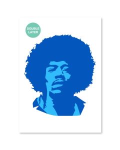Jimi Hendrix Sjabloon - A3 Formaat - 2 Lagen