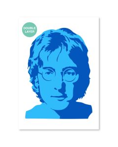 John Lennon Sjabloon - A3 Formaat - 2 Lagen