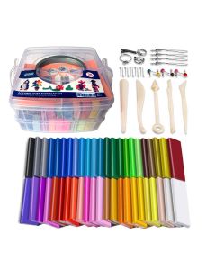 QBIX Polymeer klei set - 36 kleuren (28 g / ps) boetseerklei