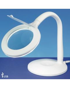Lightcraft flexibele LED USB vergrootglas lamp