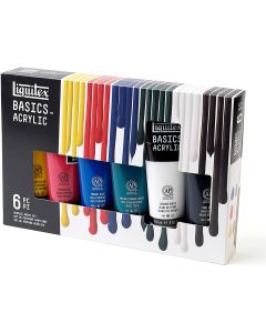 Liquitex Basics Acrylverf set van 6 kleuren - 118ml