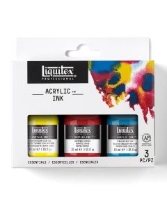 Liquitex Pro Acrylic Ink set met 3 primaire kleuren