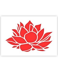 Lotus Bloem Sjabloon in 3 maten
