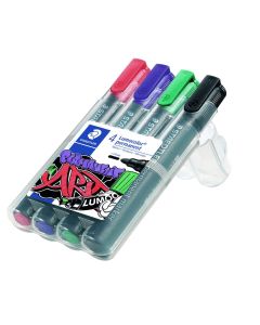 Staedtler Lumocolor ART 352 - permanent marker set van 4