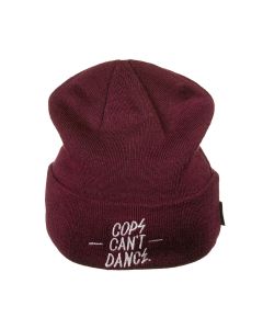 Mr. Serious - Cops Can’t Dance Beanie - Maroon Red