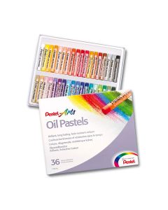 Pentel Oliepastels set van 36 kleuren