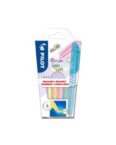 Pilot FriXion light soft markerset van 6