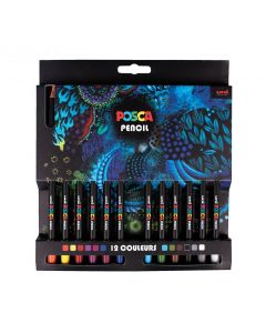 Posca Pencil kleurpotloden set van 12 potloden