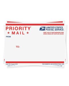 Priority Mail Stickers 25st - A6 Formaat