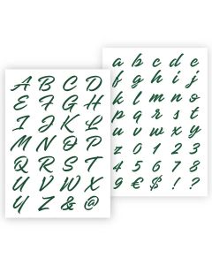 QBIX Lettersjabloon Sierletters - A4 Formaat