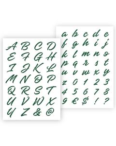 QBIX Lettersjabloon Sierletters in 2 maten