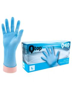 Qtop Q40 Blauwe Nitril Handschoenen 100x