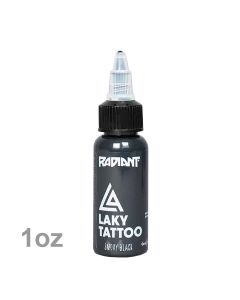 Radiant Colors tattoo inkt Laky Smokey Black - 30ml