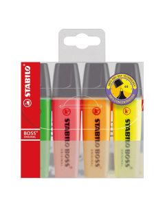STABILO BOSS Original Highlighter Marker set van 4