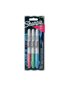 Sharpie Permanent Classic Fine Marker - 3x metallic