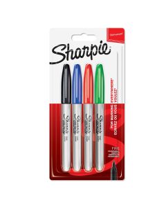 Sharpie Permanent Classic Fine Marker - 4x pack