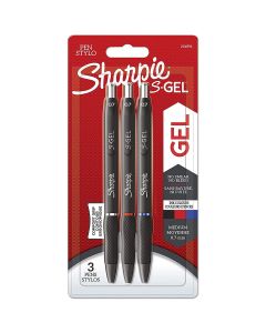 Sharpie pen S-Gel multipack - blauw, zwart en rood