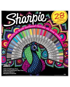 Sharpie special edition pauw fine point set - 20 markers + 8 fineliners