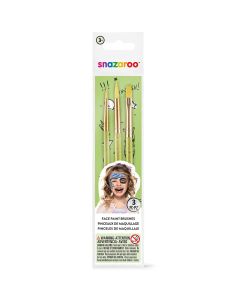 Snazaroo Schmink Penselen set van 3 stuks - groen