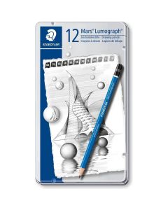 Staedtler Mars Lumograph 100 set van 12 potloden (8B-2H)
