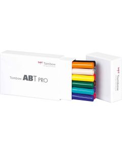 Tombow ABT PRO Marker set van 12 basis kleuren