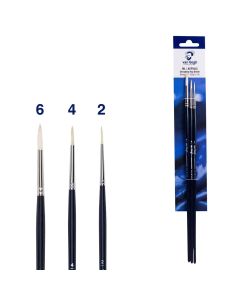 Van Gogh olie & acrylverf penselen set van 3 stuks - Serie 211 - nr. 2,4,6