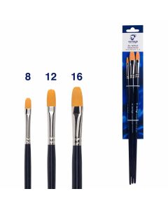 Van Gogh olie & acrylverf penselen set van 3 stuks - Serie 296