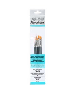 Winsor & Newton Foundation Aquarel penselen set van 6 stuks