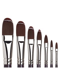 Winsor & Newton Galeria Acrylverf Penseel - kattentong met lange steel