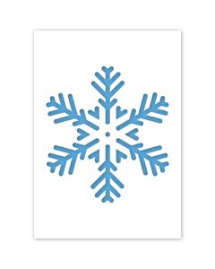 Sneeuwvlok Sjabloon in 3 maten
