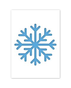 Sneeuwvlok Sjabloon in 3 maten
