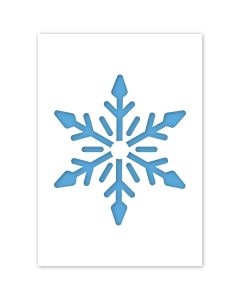 Sneeuwvlok Sjabloon in 3 maten