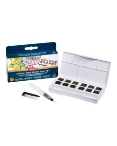 Derwent Graphitint Paint Pan Set 12 kleuren 