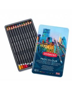 Derwent Procolour 12 Potloden Blik