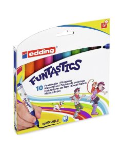 Edding Funtastics brede viltstiften set van 10