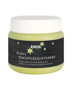 KREUL Gele Glow in the Dark 150 ml Acryl Verf