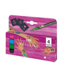 Kreul Tattoo Pen Set + 2 Sjablonen