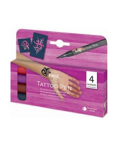 Kreul Tattoo Pen Set + 2 Sjablonen