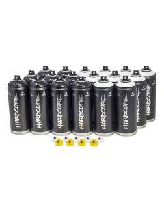 MTN Hardcore Zwart & Wit Throwie 18x Pakket