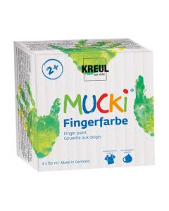 MUCKI Vingerverf - 4x 150ml set